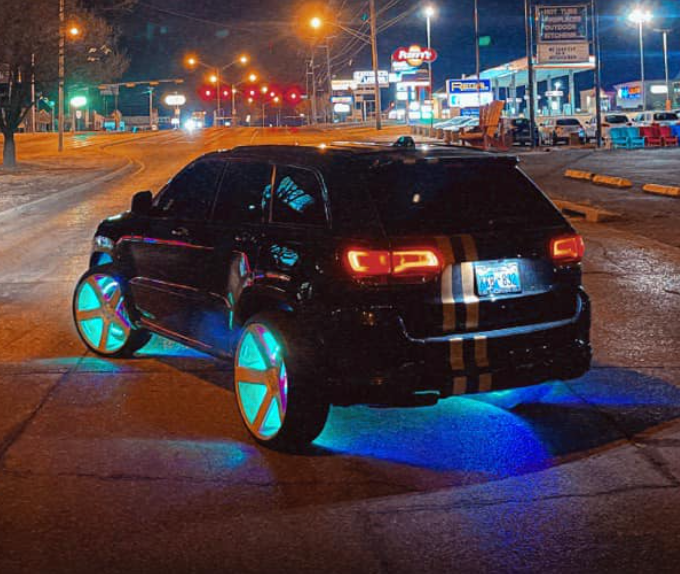 Customer Tony's Dazzle Ride lights installed photo