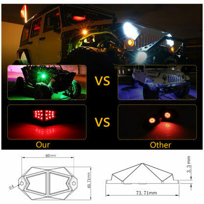 Comparison of our LED Rock Lights to Competitors