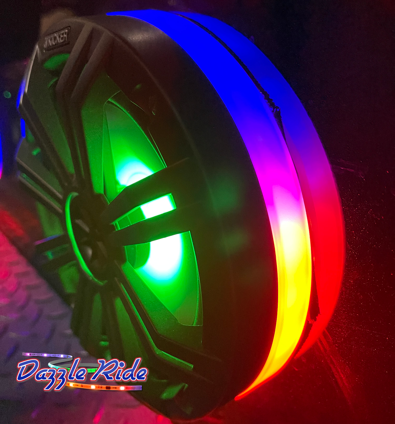Speaker Ring Lights Photograph