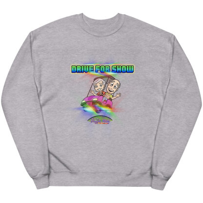 Pink Golf Cart Sweatshirt "Drive for Show" - Image 3