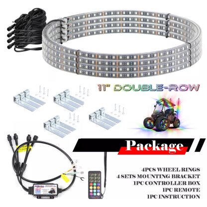 Double-row LED wheel lights main product contents photo