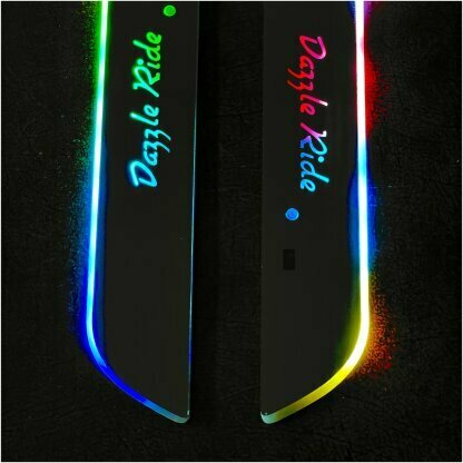 LED Custom Vehicle Sill with Dazzle Ride Logo and Video