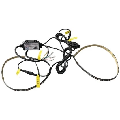 25" two strip LED light kit with brake and turn function