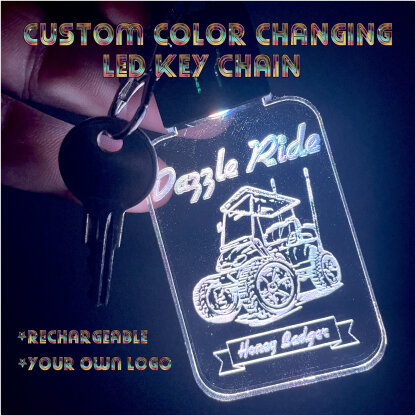 Personalized Color Changing LED Key Chain product main picture