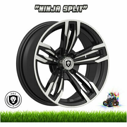 Ninja Split Golf Cart Wheel - Dazzle Ride